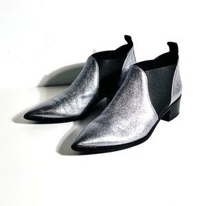 Acne Studios Jenny / Jensen metallic ankle boots size 36